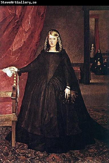 Juan Bautista Martinez del Mazo The Empress Dona Margarita de Austria in Mourning Dress